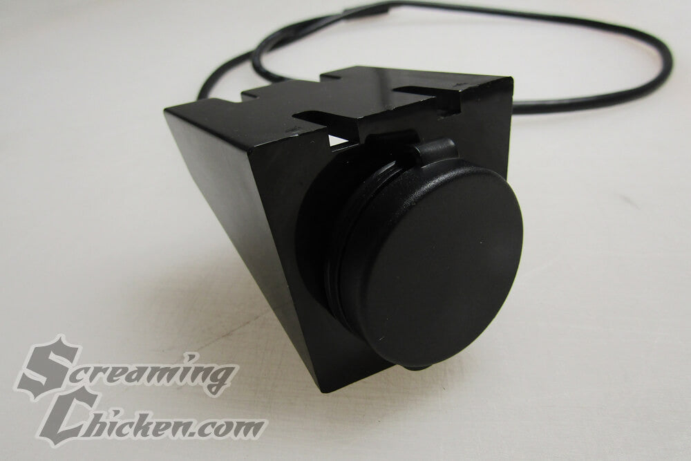 Round Flush Mount Single Port USB 3.0 Cable- closed