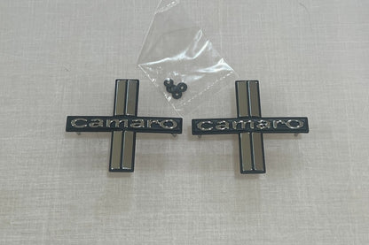 1967 Camaro Deluxe Door Panel Emblems Pair