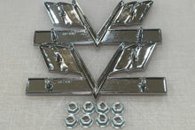 1967 Camaro 396 Turbo-Jet Flags Front Fender Emblems (Pair)