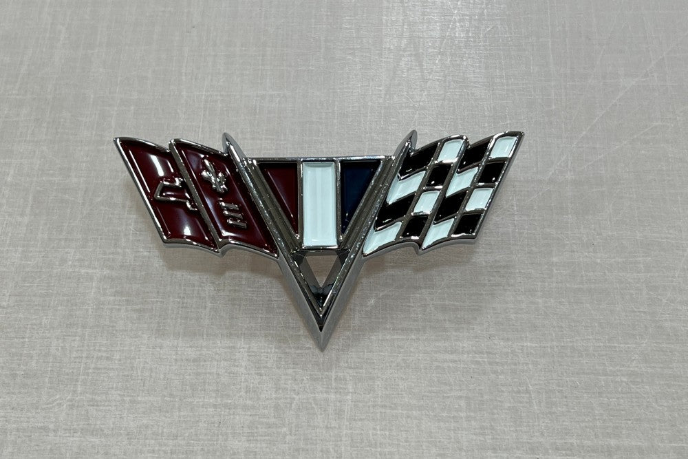 1967 Camaro Front Fender Emblem V-Flag