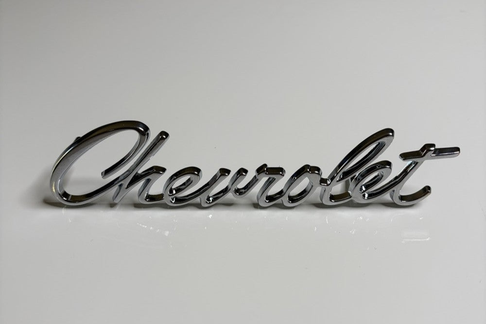 1967 "Chevrolet" Header Panel or Trunk Lid Emblem