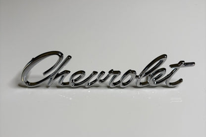 1967 "Chevrolet" Header Panel or Trunk Lid Emblem