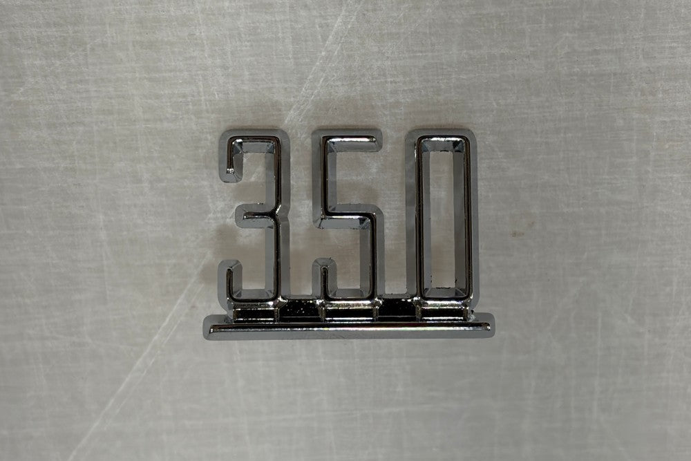 1967 Front Fender Emblem 350