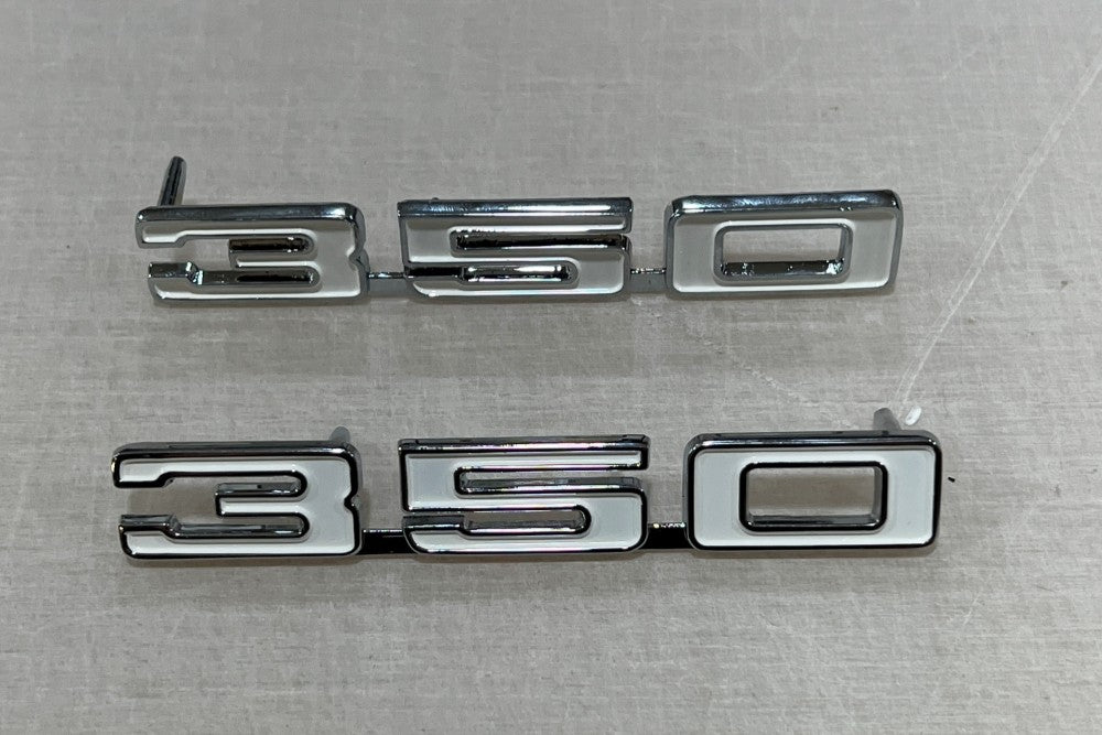 1968 Camaro 350 Front Fender Emblems (Pair)