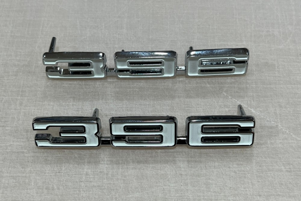1968 Camaro 396 Front Fender Emblems (Pair)