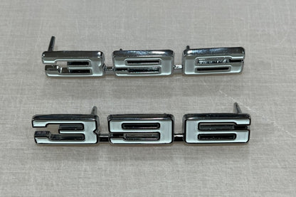 1968 Camaro 396 Front Fender Emblems (Pair)