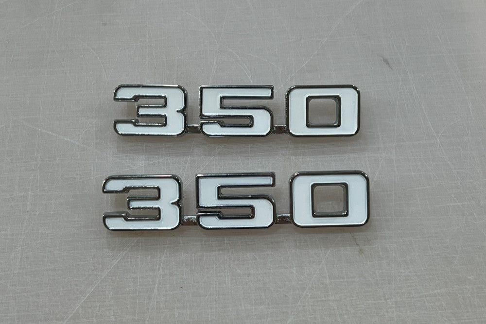 1969 Camaro 350 Front Fender Emblems (Pair)