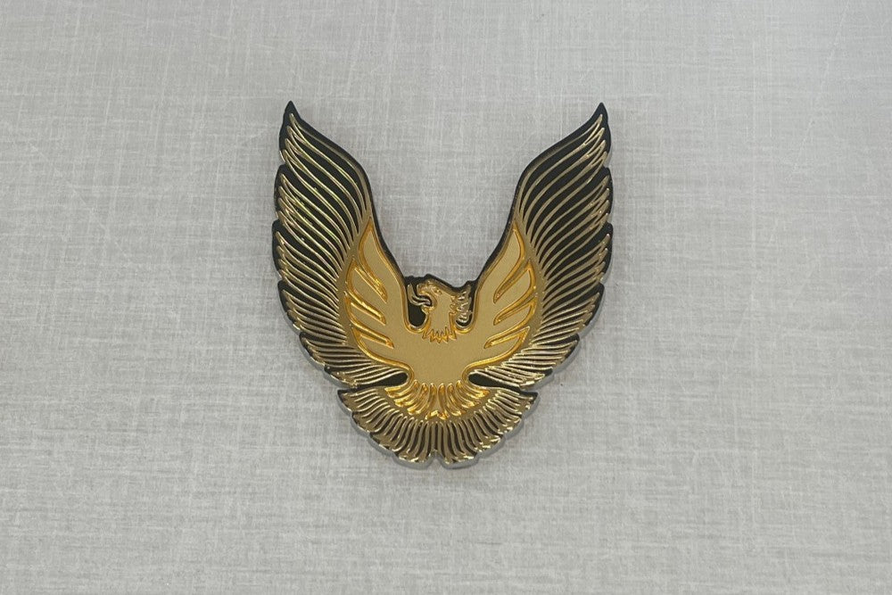 1979-81 Pontiac Trans Am Fuel Filler Door Emblem Gold