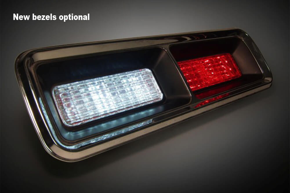 1967-68 Camaro Non-RS Digi-Tails LED Tail Light Panels - new bezel option