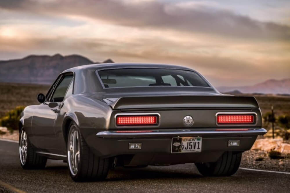 1967-68 Camaro RS Digi-Tails LED Tail Light Panels - illuminated 3