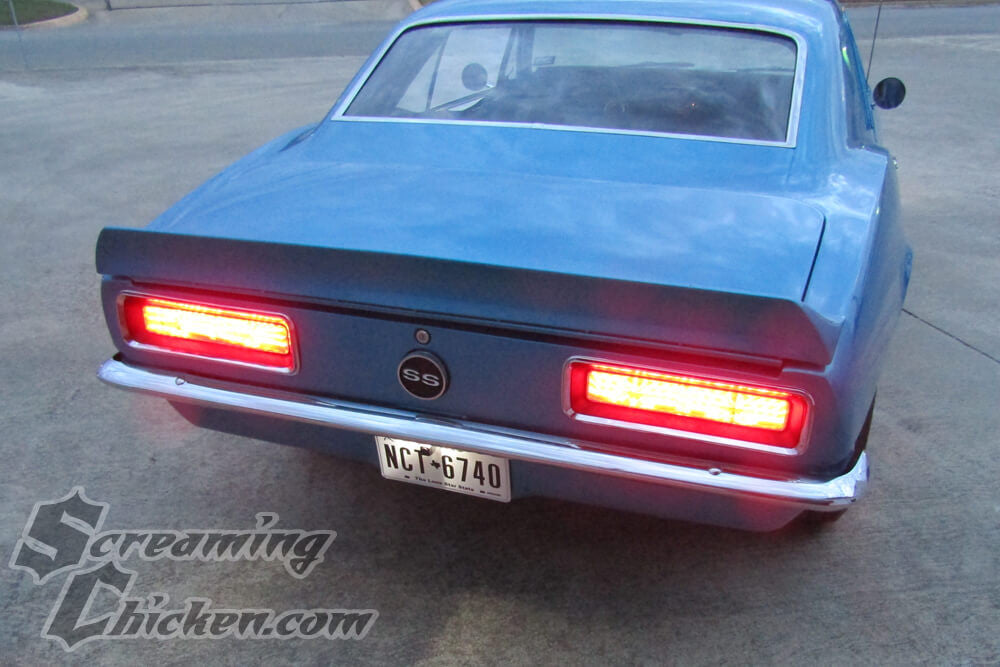 1967-68 Camaro RS Digi-Tails LED Tail Light Panels- illuminated 2