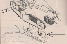 1967-68 Firebird Lower Grill Support Brackets, set of 4- diagram