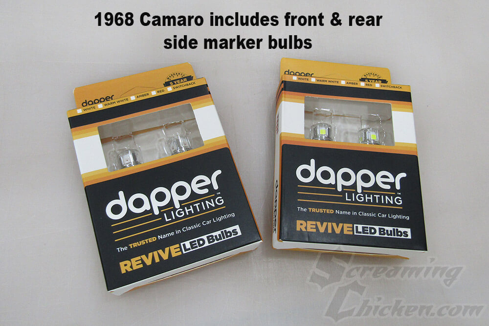 1967-68 Camaro LED Exterior Lighting Kit