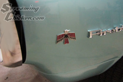 1967-68 Firebird Fender Crest Emblem- installed