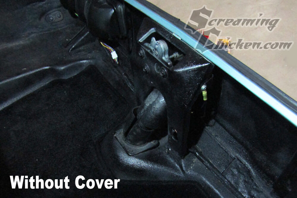 1967-68 Camaro/Firebird Gas Tank Metal Filler Neck Cover- without cover