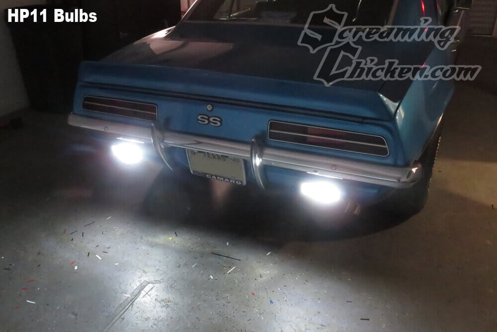 1969 Camaro Complete RS Reverse Lights With LED bulbs- installed