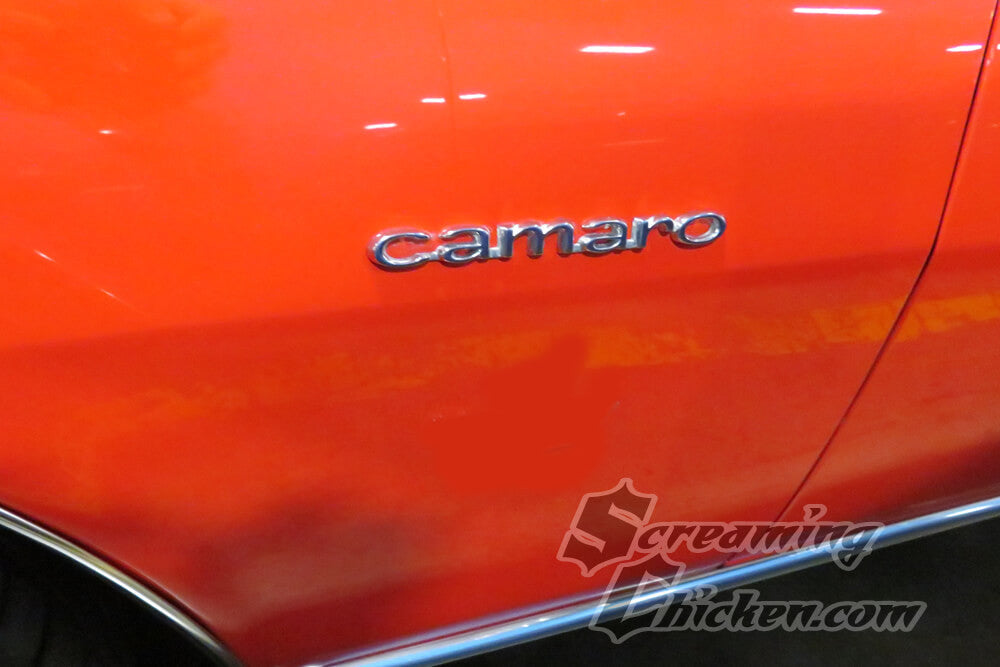 1967 Camaro Fender Emblem- installed