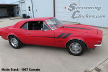 1967-69 Camaro Side Accent Stripes- matte black on 67