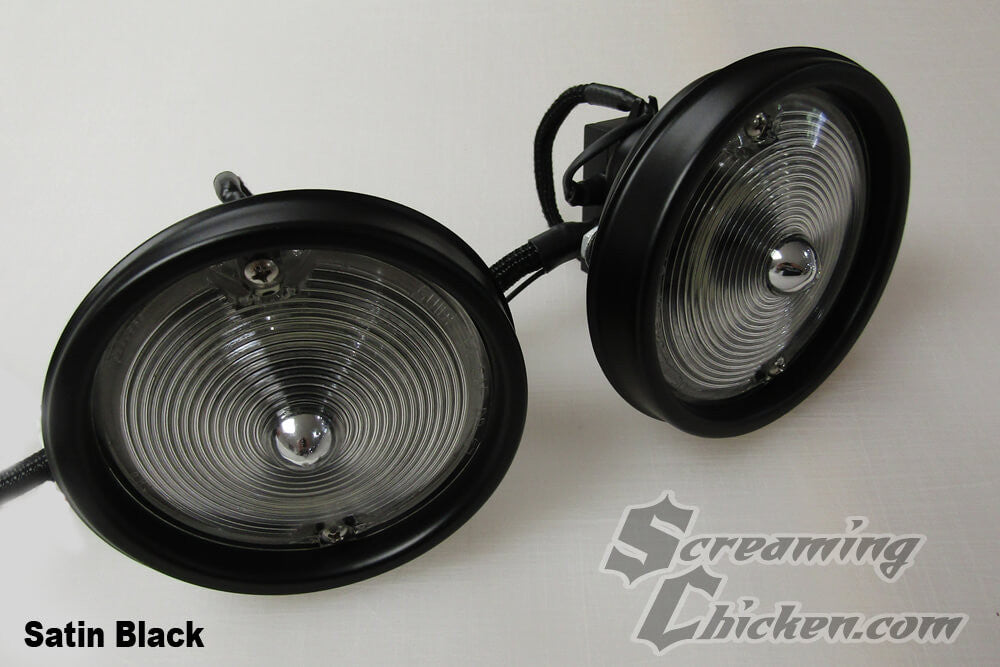 1967 Camaro Halo Parking Lights- uninstalled black