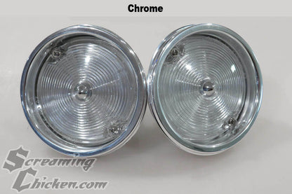 1967 Camaro Halo Parking Lights- uninstalled chrome