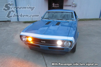 1967 Camaro Halo Parking Lights- right blinker illuminated