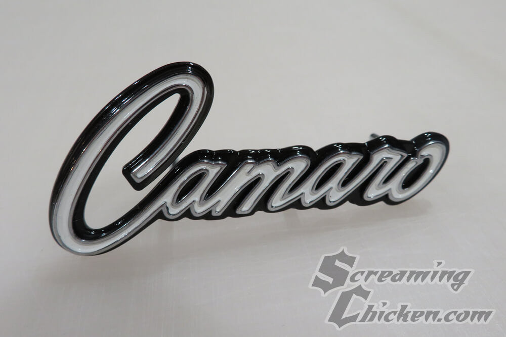 1968-69 Camaro Deluxe Door Panel Emblems- uninstalled