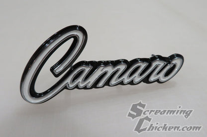 1968-69 Camaro Deluxe Door Panel Emblems- uninstalled