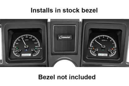 1969 Camaro Dakota Digital VHX Gauges (Black Alloy w/White Illumination)