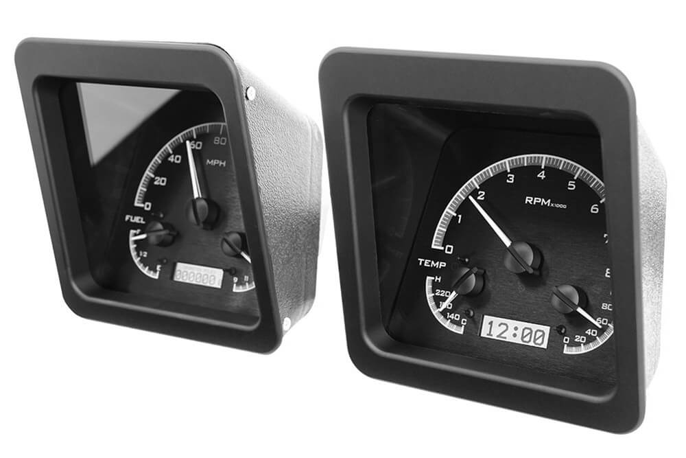 1969 Camaro Dakota Digital VHX Gauges (Black Alloy w/White Illumination)