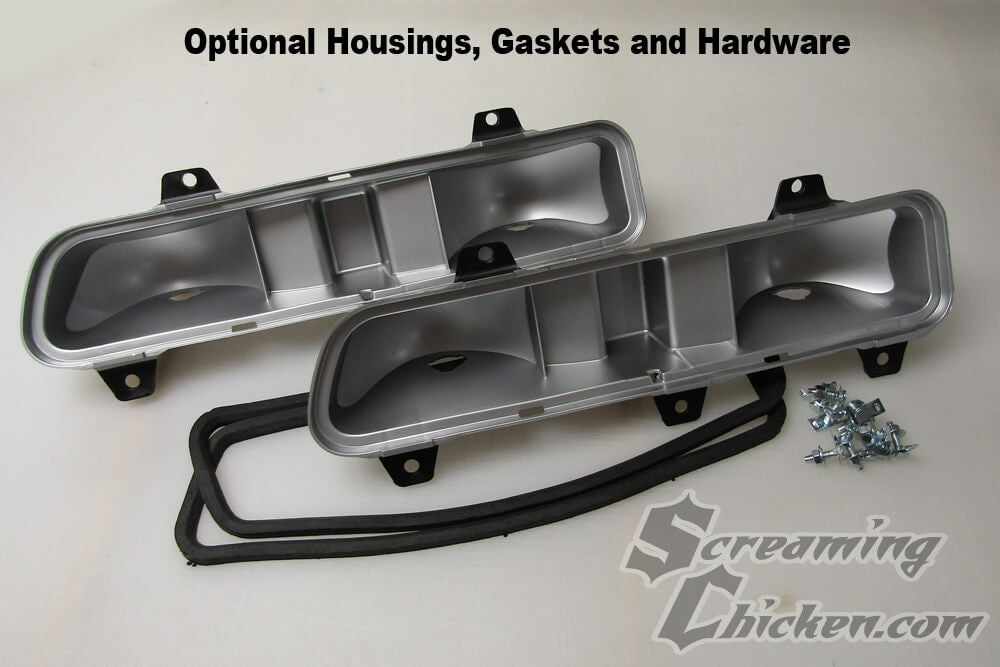 1969 Camaro RS LED Sequential Tail Lights- optional additions