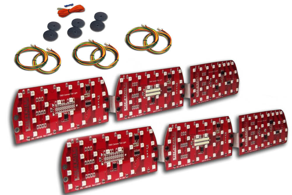  1969 Camaro Digi-Tails LED Tail Light Panels w/LED Reverse
