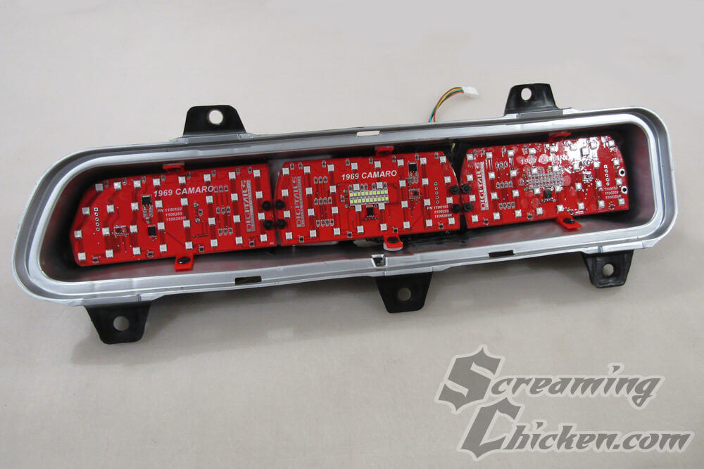  1969 Camaro Digi-Tails LED Tail Light Panels w/LED Reverse- in housing