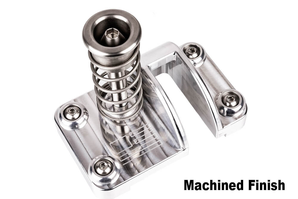 1967-81 Camaro LG Billet Aluminum Hood Latch Assembly- machined finish