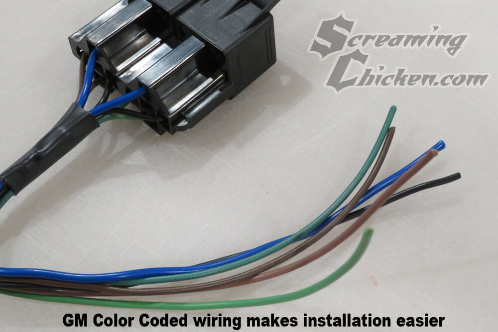 1967-69 Camaro/Firebird Off The Floor Dimmer Switch- color coded