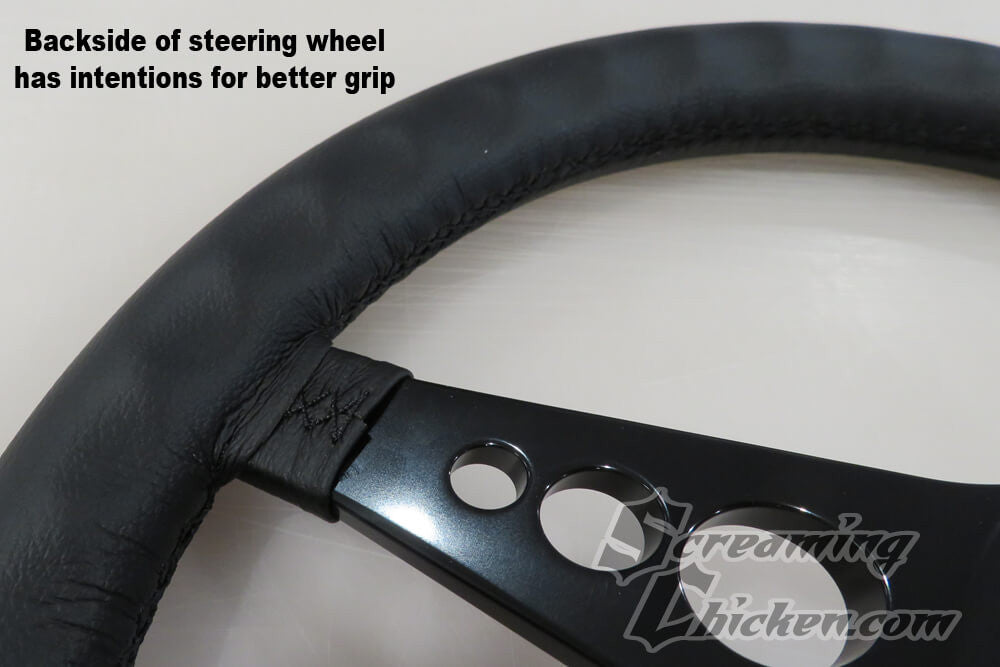 1967-69 Camaro/Firebird TA Style Billet Steering Wheel Kit- grip indentions