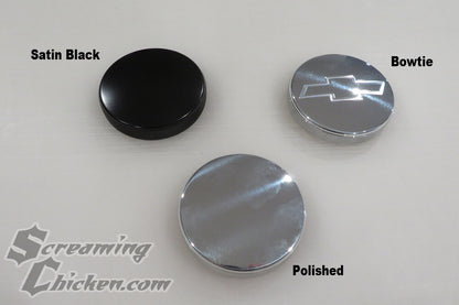 1967-2002 Billet Radiator Cap- color comparisons