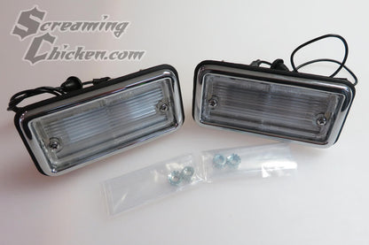 1967-68 Camaro Complete RS Reverse Lights With LED bulbs- front view