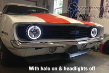 1967-69 Camaro Slim Fit Halo LED Headlight Kit (pair)- illuminated halos