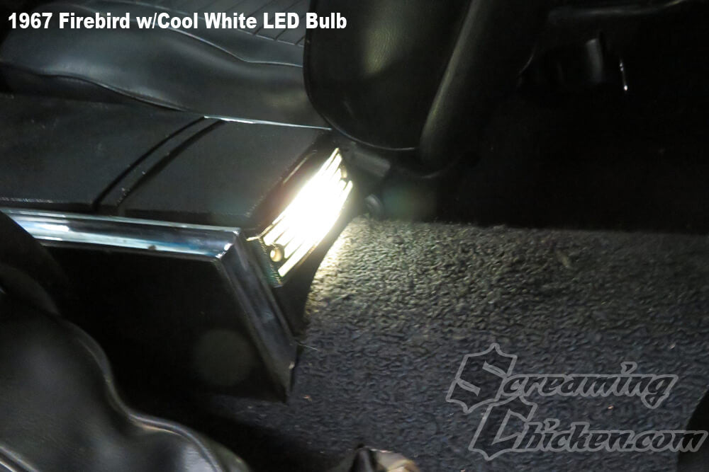 1967 Camaro/Firebird Center Console Complete LED Light Assembly- illuminated