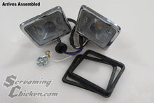 1967 Camaro Complete RS Parking Lights With LED bulbs- assembled