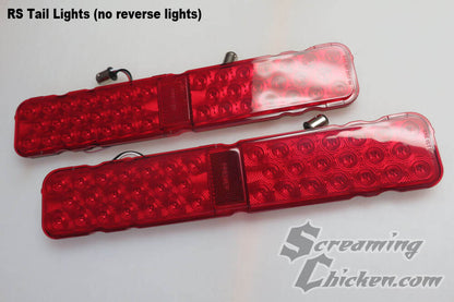 1967 Camaro LED Complete Tail Lights- RS panels
