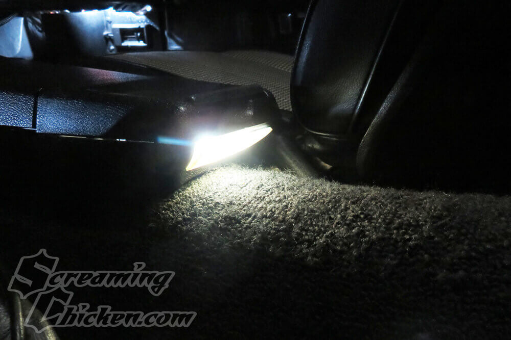 1968-69 Camaro Center Console Complete LED Light Assembly- illuminated