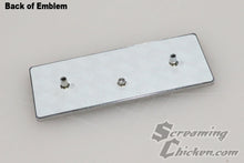 1968-69 Camaro Console 5 Speed Shift Plate Emblem- back view