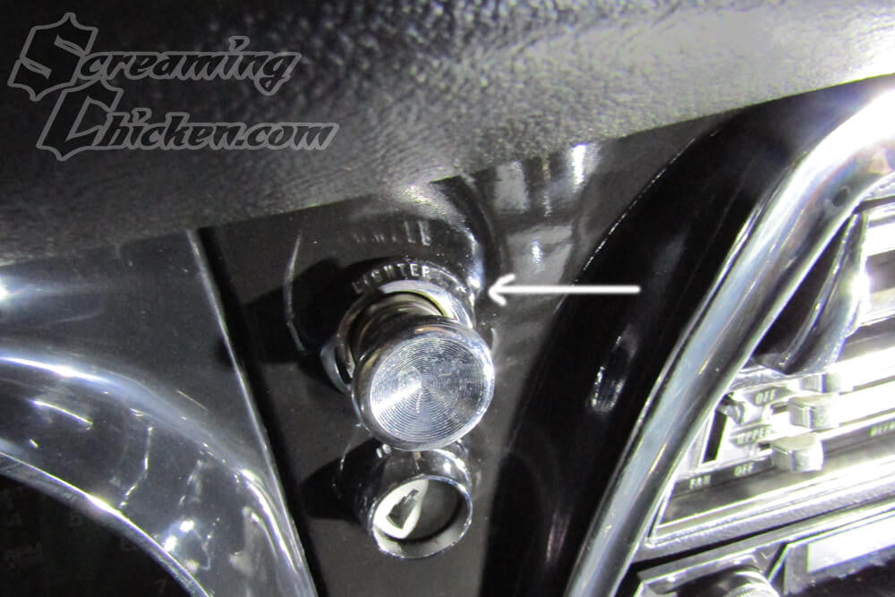 1968 Camaro/Firebird Dash Knob Bezel Set- installed