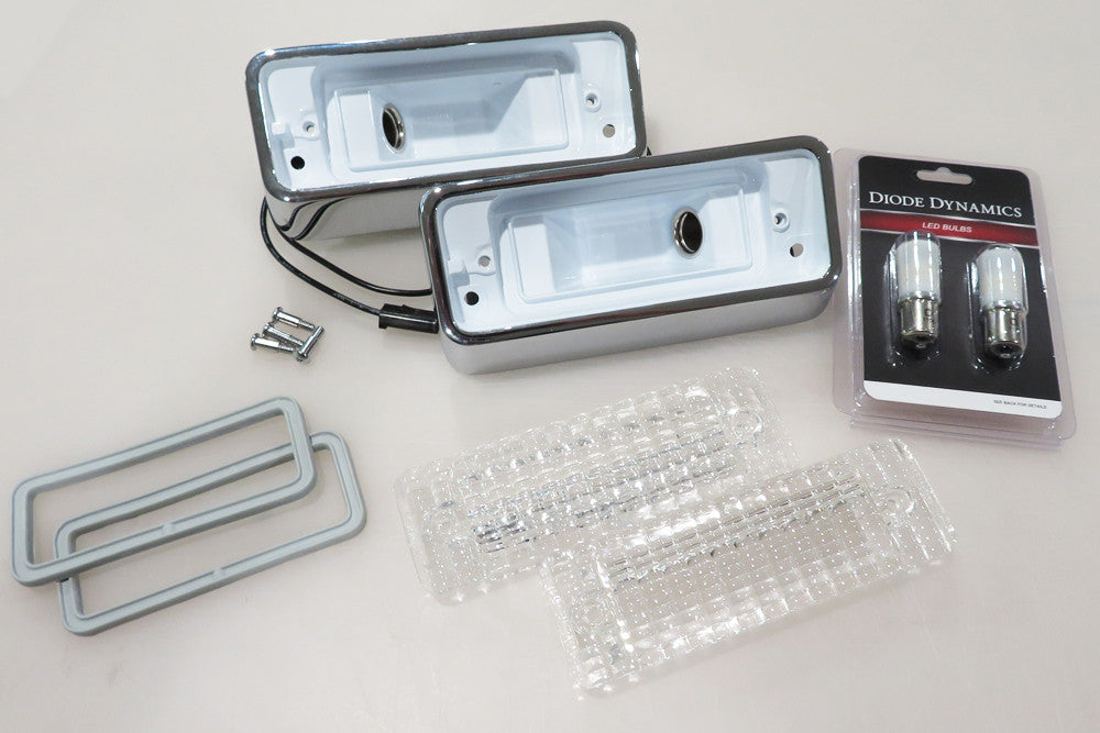 1969 Camaro Complete RS Reverse Lights With LED bulbs