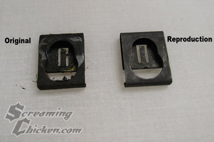 1967-69 Camaro/Firebird Pedal Pivot Shaft Clip- comparison