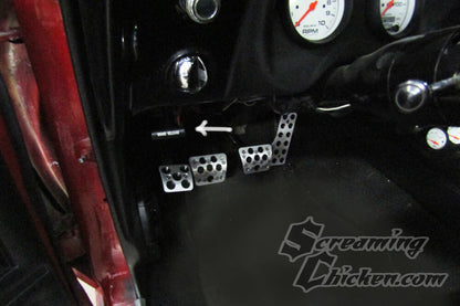 1967-69 Camaro/Firebird OEM Style Emergency Brake Handle- installed