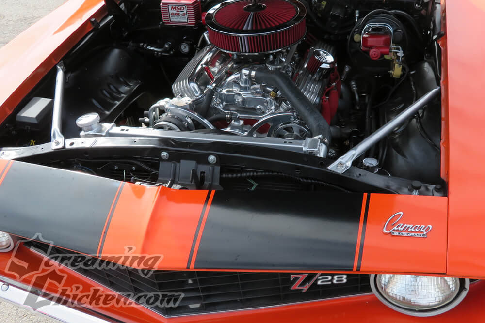 1967-69 Camaro/Firebird Chrome OE Style Fender Braces  - installed 1
