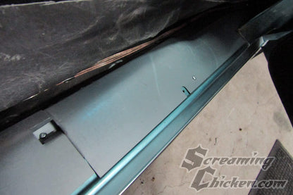 1967-69 Camaro/Firebird Floor Wiring Loom Covers- installed