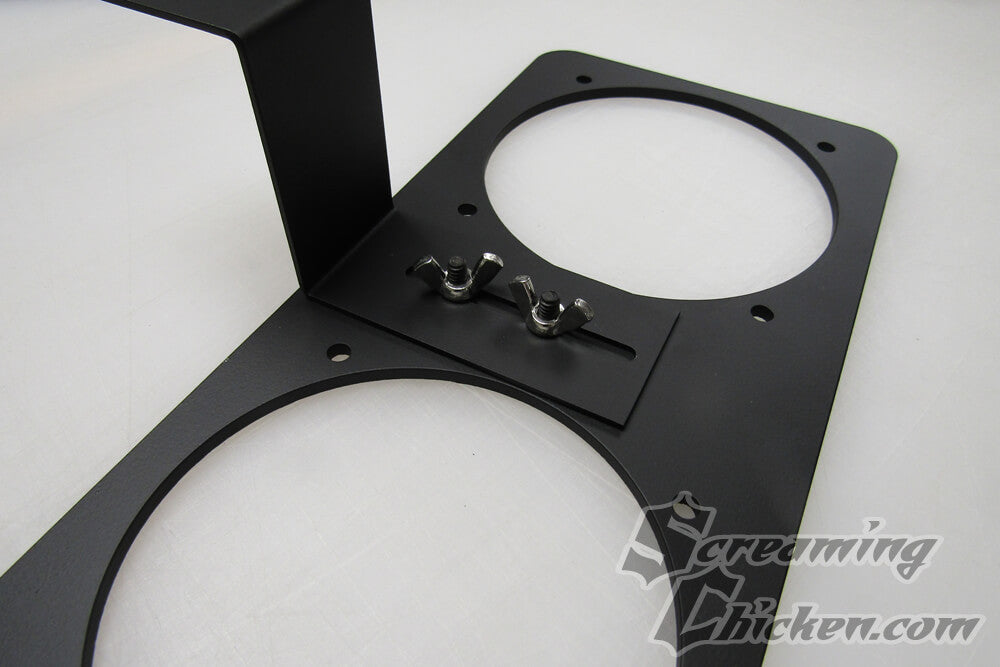 1967-69 Camaro/Firebird Front Dash Speaker Install Bracket- uninstalled